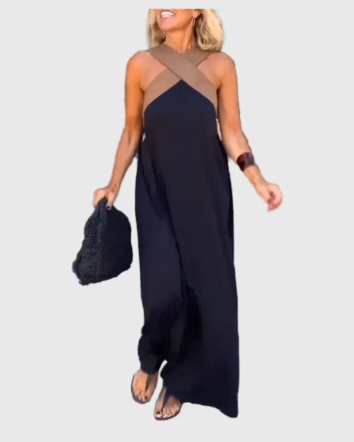 Elena | Abito Maxi Fluido Elegante