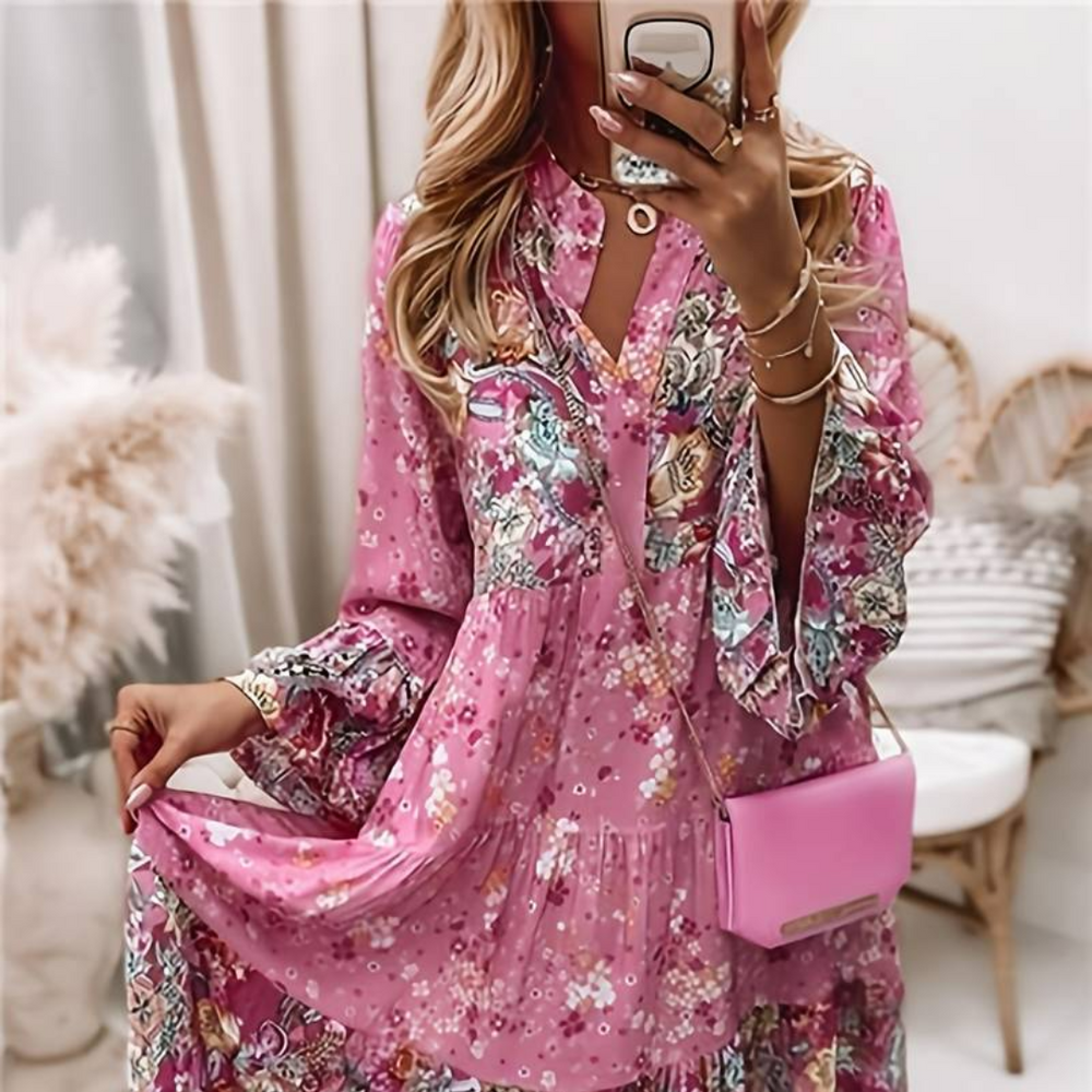 Eira - Abito Boho Stampato