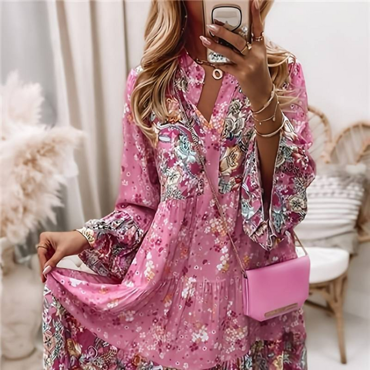 Eira - Abito Boho Stampato