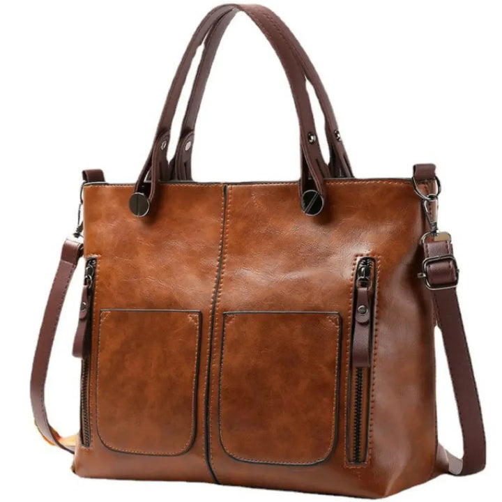 Borsa shopper in pelle PU da donna Verona
