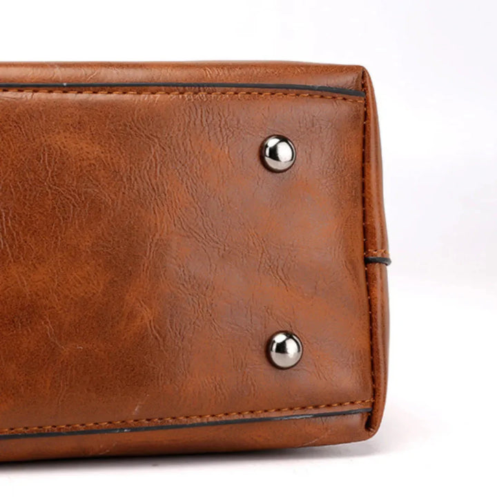Borsa shopper in pelle PU da donna Verona