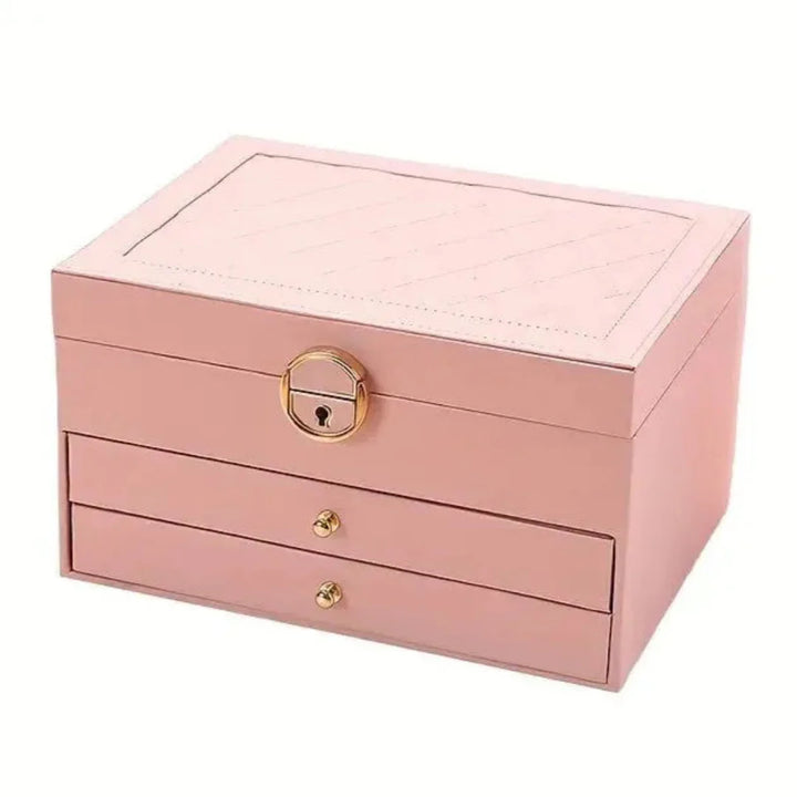 Portagioie in pelle a più livelli da donna