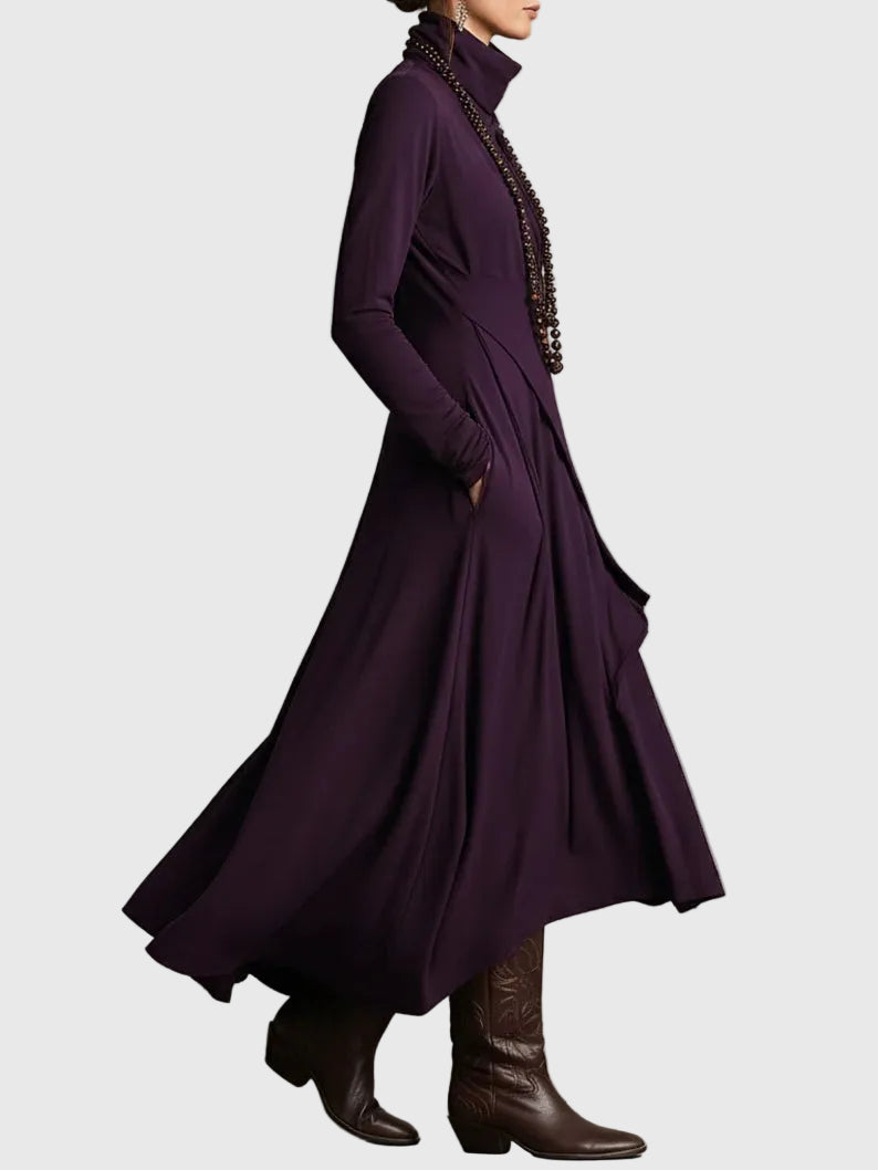 Violet | Abito Maxi Plissettato