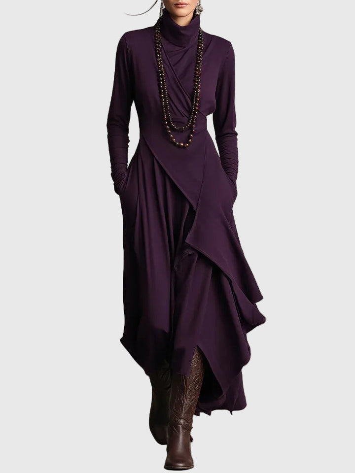 Violet | Abito Maxi Plissettato