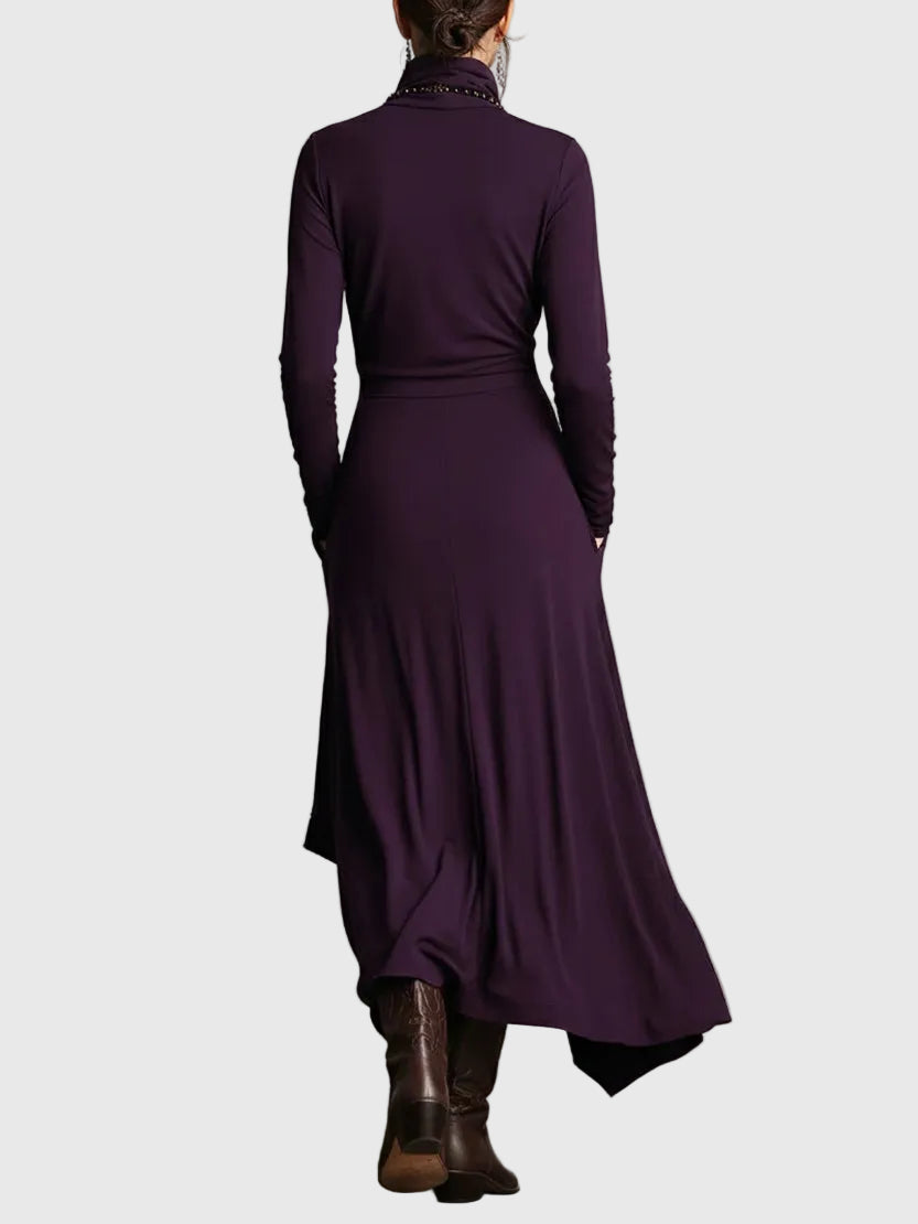 Violet | Abito Maxi Plissettato
