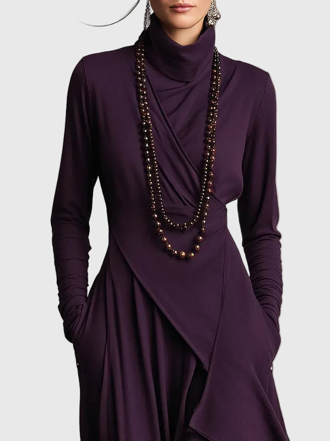 Violet | Abito Maxi Plissettato