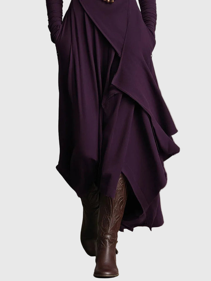 Violet | Abito Maxi Plissettato