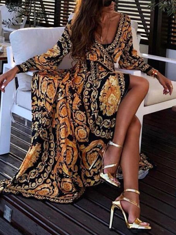 Faye - Abito Stampato Boho