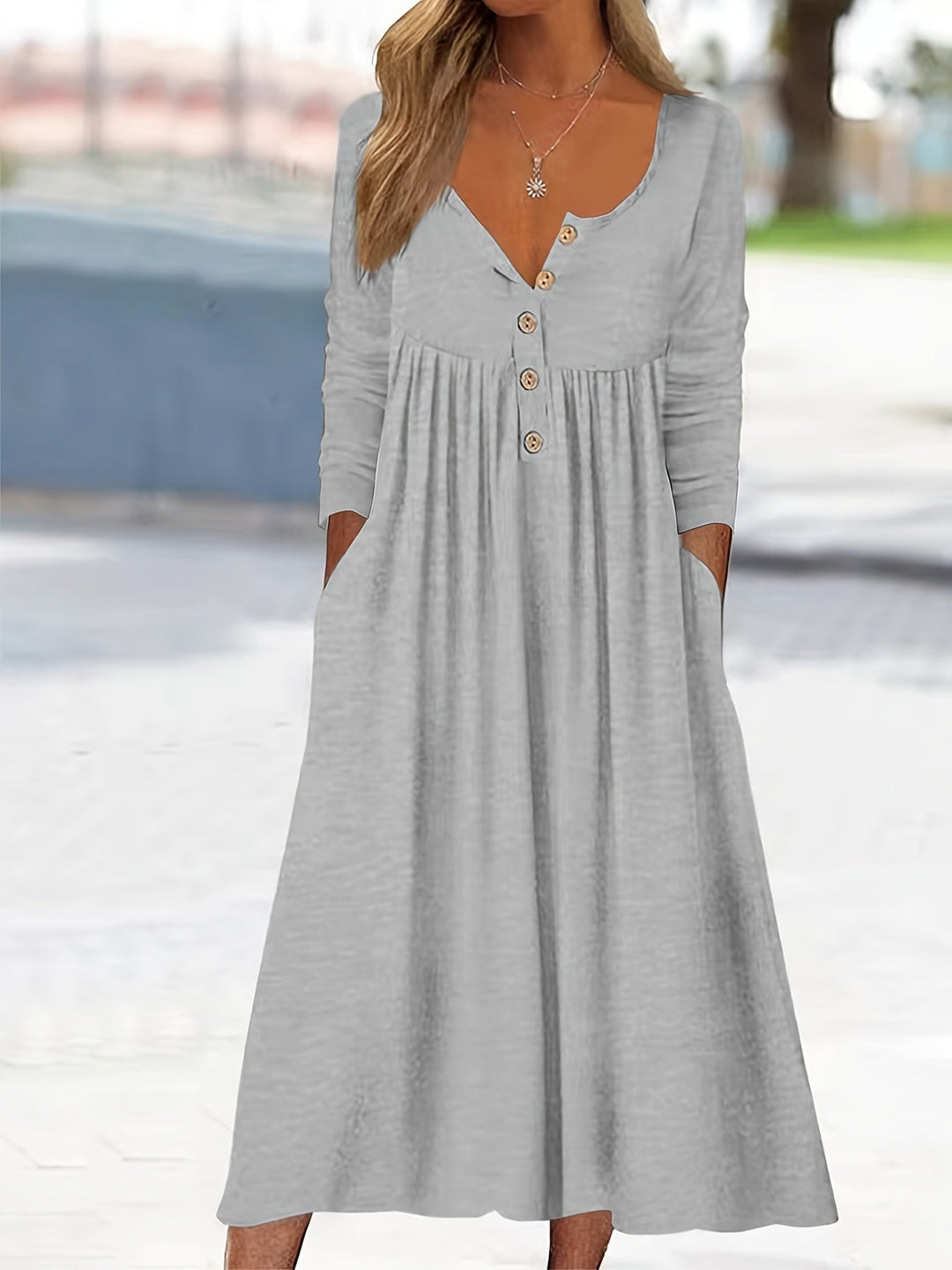 ZARA | ABITO MIDI CON BOTTONI SUL DAVANTI