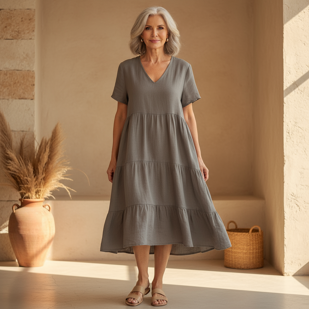 Bexley - Abito estivo casual con scollo a V