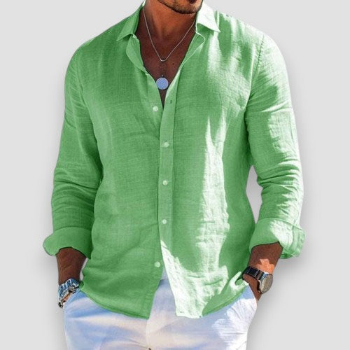 Luca | Camicia in Lino Elegante e Leggera