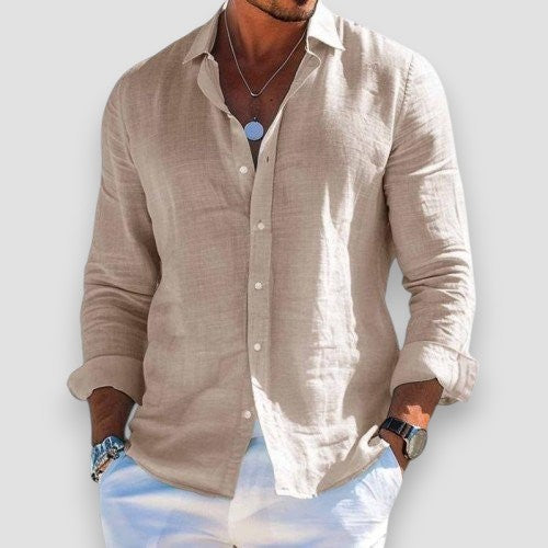 Luca | Camicia in Lino Elegante e Leggera