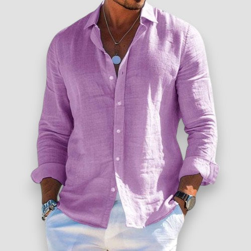 Luca | Camicia in Lino Elegante e Leggera